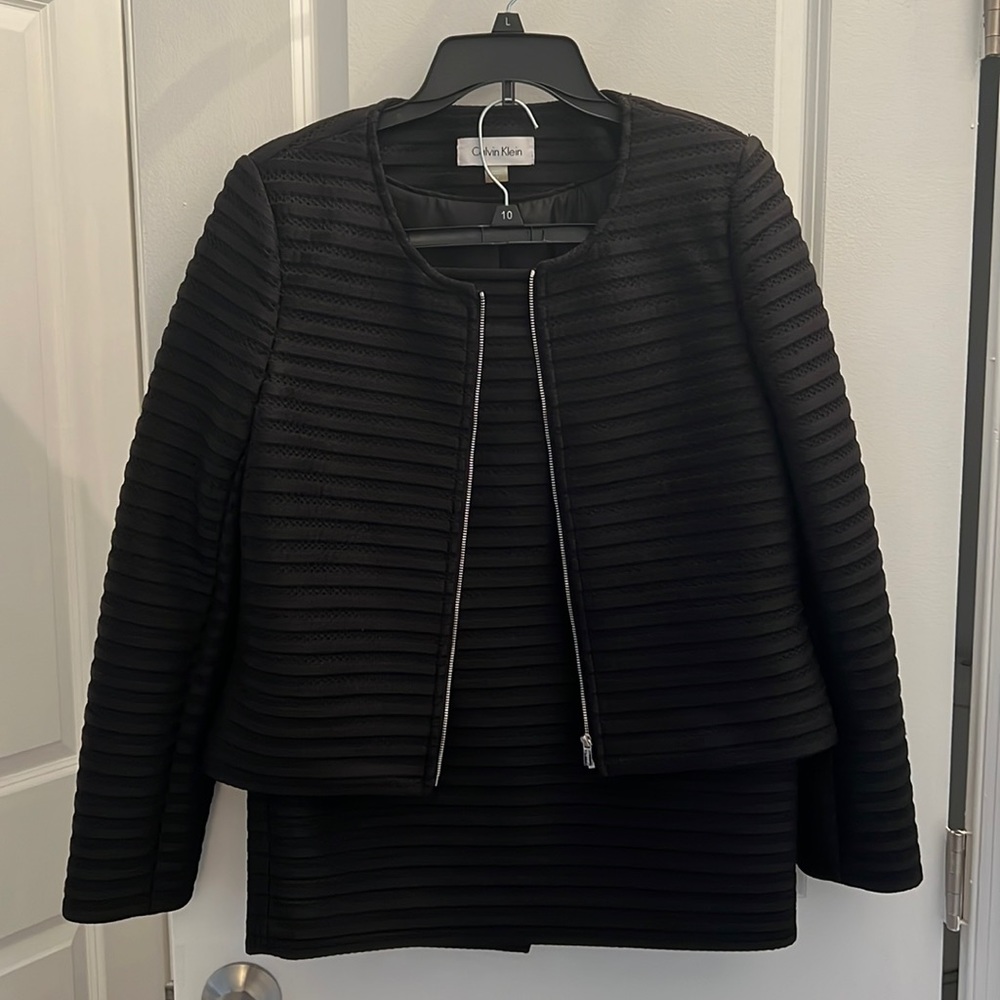 Black skirt suit